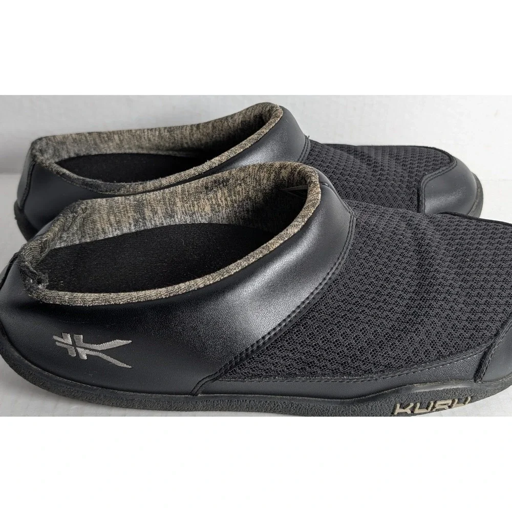 KURU Men's Size 10 Black Slip On Comfort Walking Shoes Casual EU